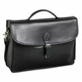 A1 Luggage Montana Leather Executive Briefcase, Black A13072263